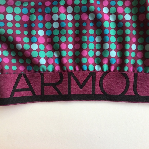 UNDER ARMOUR POLKA DOT SPORTS BRA MEDIUM - Picture 5 of 10